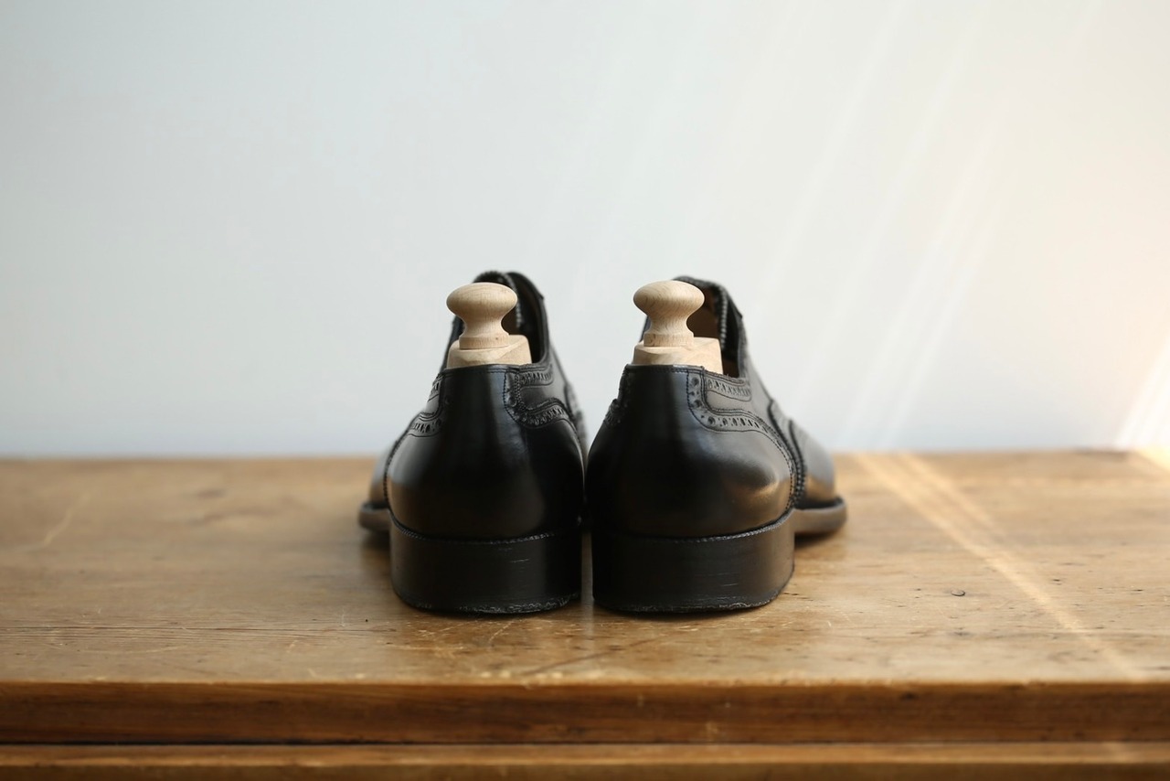 【Stefano Bemer】遺作  フルブローグ『Su Mizura』 ビスポーク  ブラック Size:39