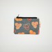 Ashi｜亜紙 Flat Pouch S＊Blue Romduol Flower 花柄 紙ポーチ  バナナ ハンドメイド