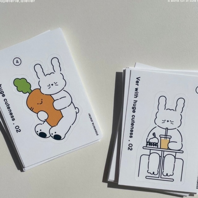 papeterie.atelier 〔ver with huge cuteness 02〕