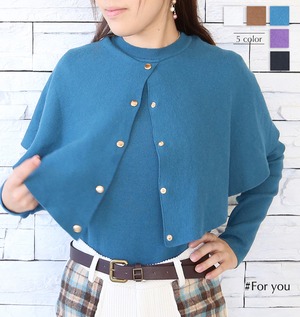 ケープ風ニット_a0131901086