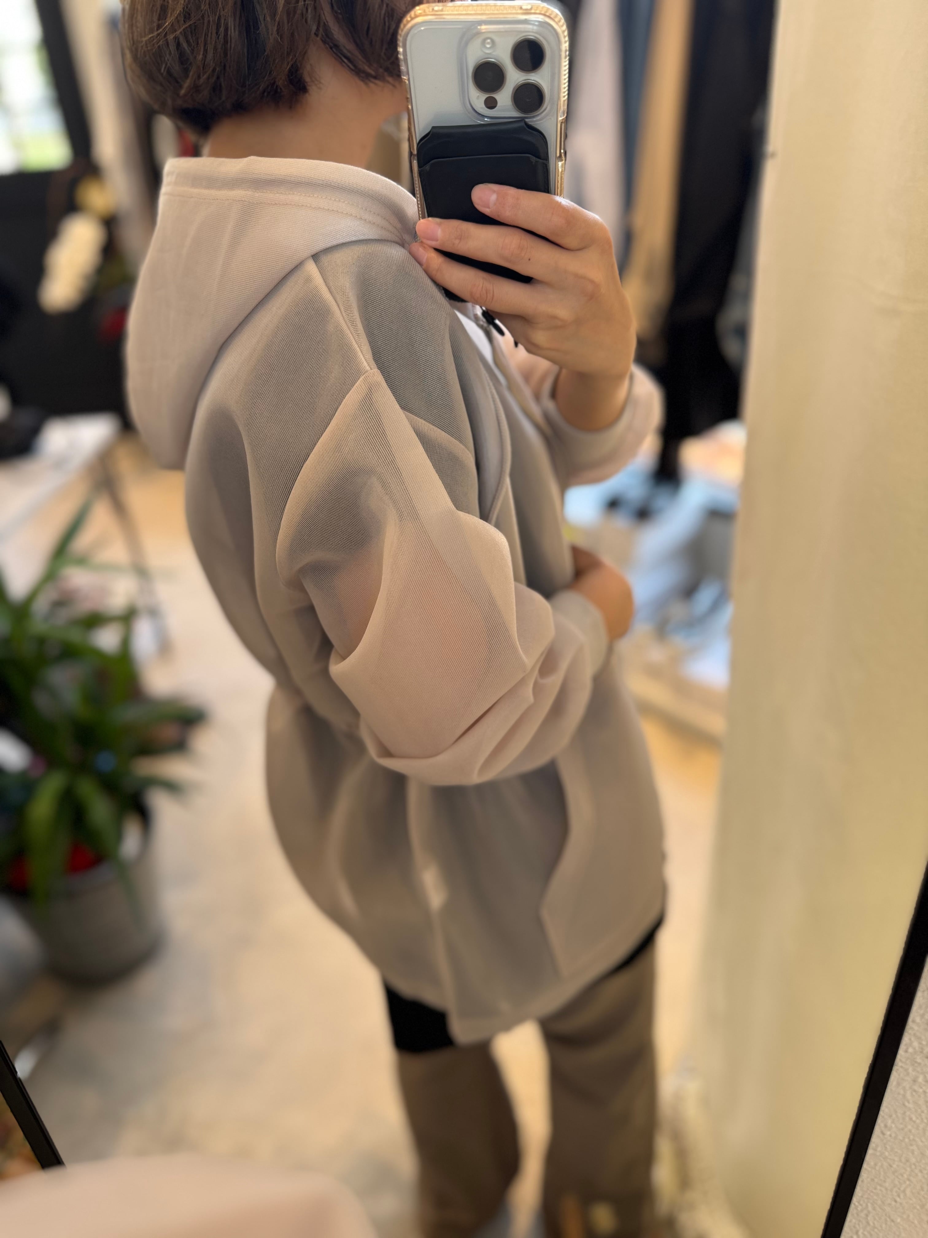 【 SELECT】シアーダンボールZIPフーディー 25-0627