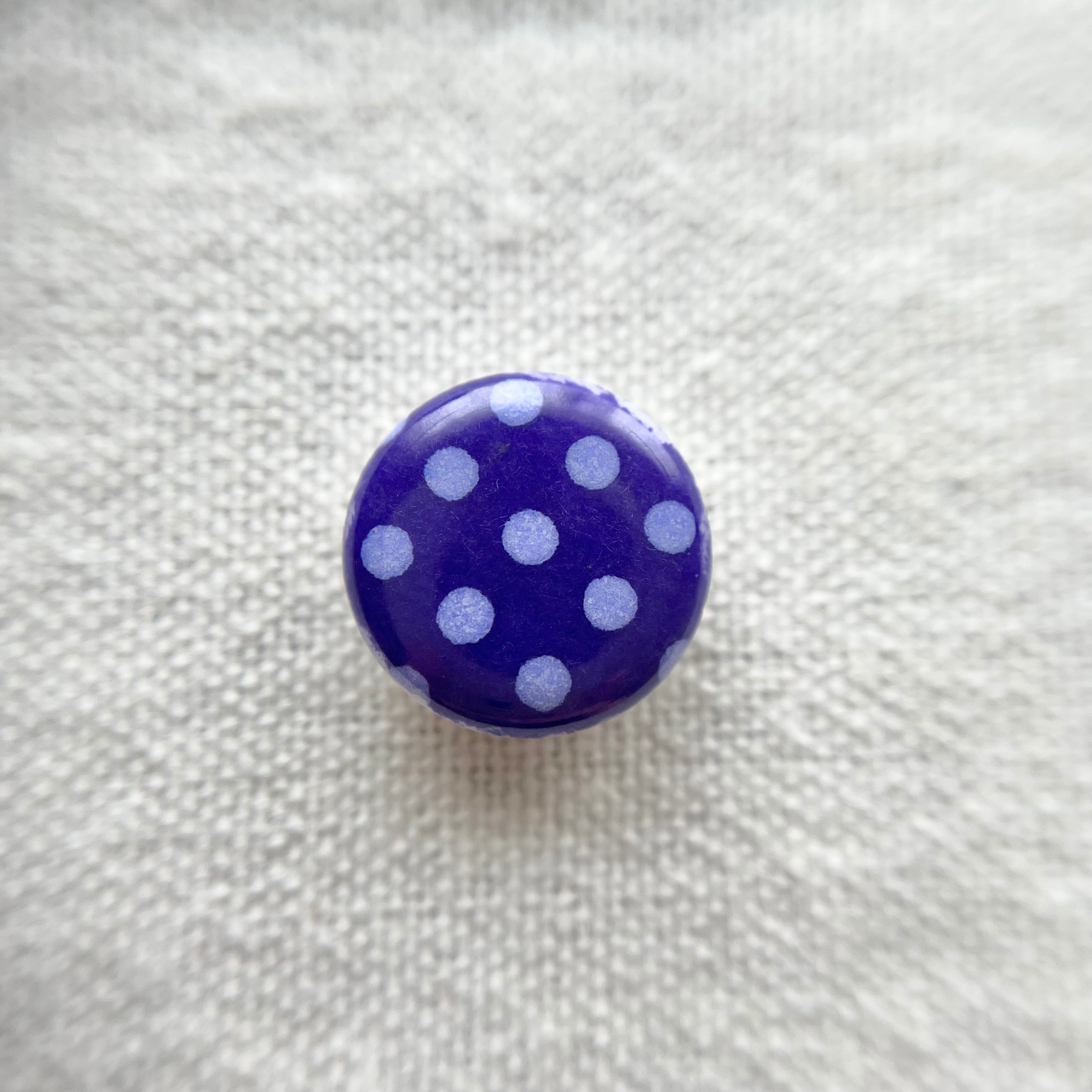 ライトブルードット×ブルー 15㎜