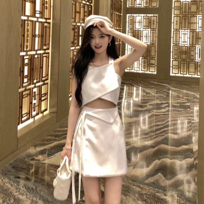 サマースタイルオータムトップス ショートスカート ストリート 夏物 秋物 ハンチェンe71555597014