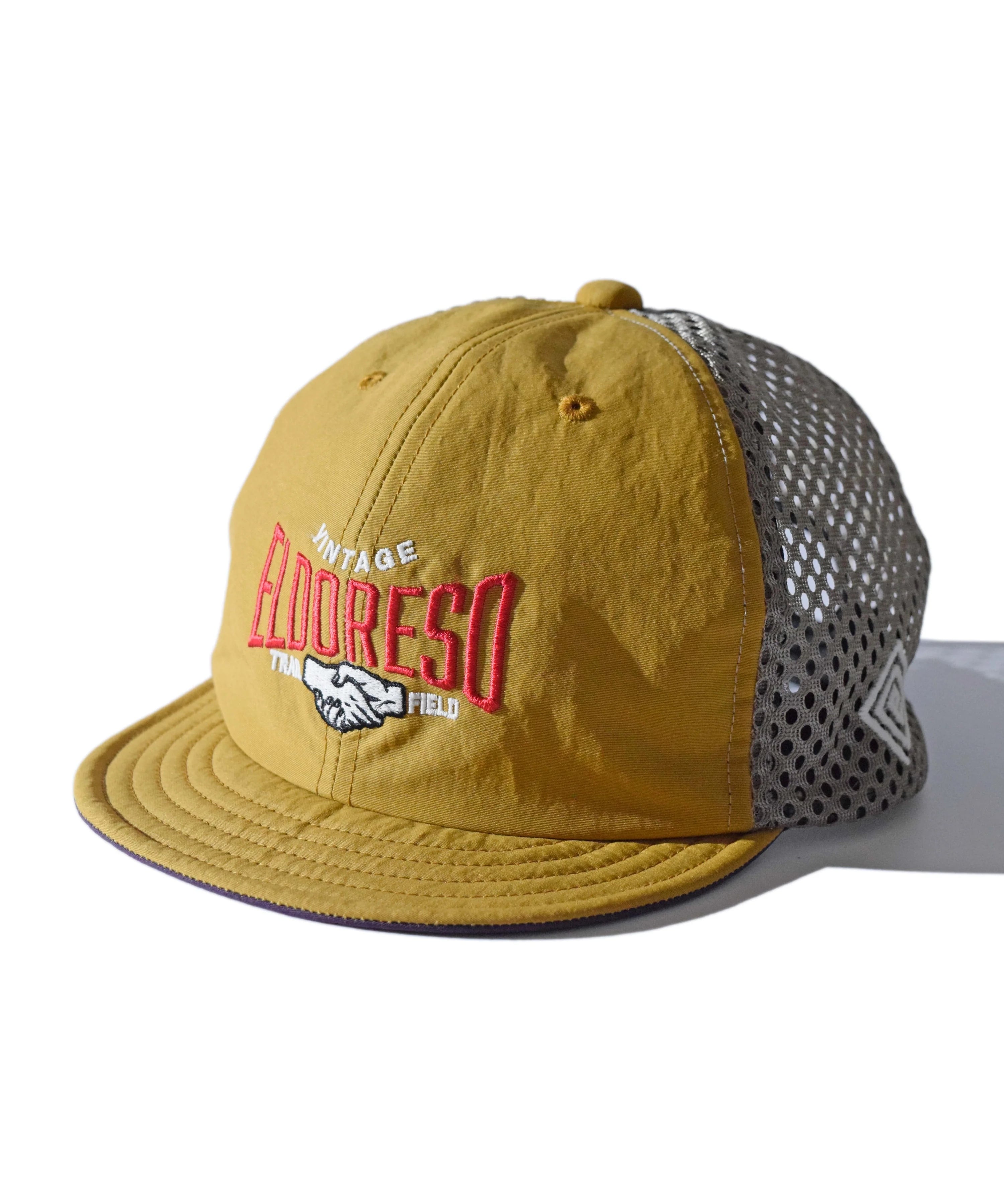 ELDORESO(エルドレッソ)Shake Hands Cap -Yellow メンズレディース ランニングキャップ