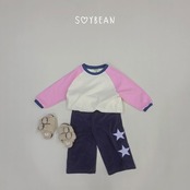 韓国子供服 / 26Autumn / soybean / スター ワイドパンツ / キッズ服 / 秋服 *XS~XL*