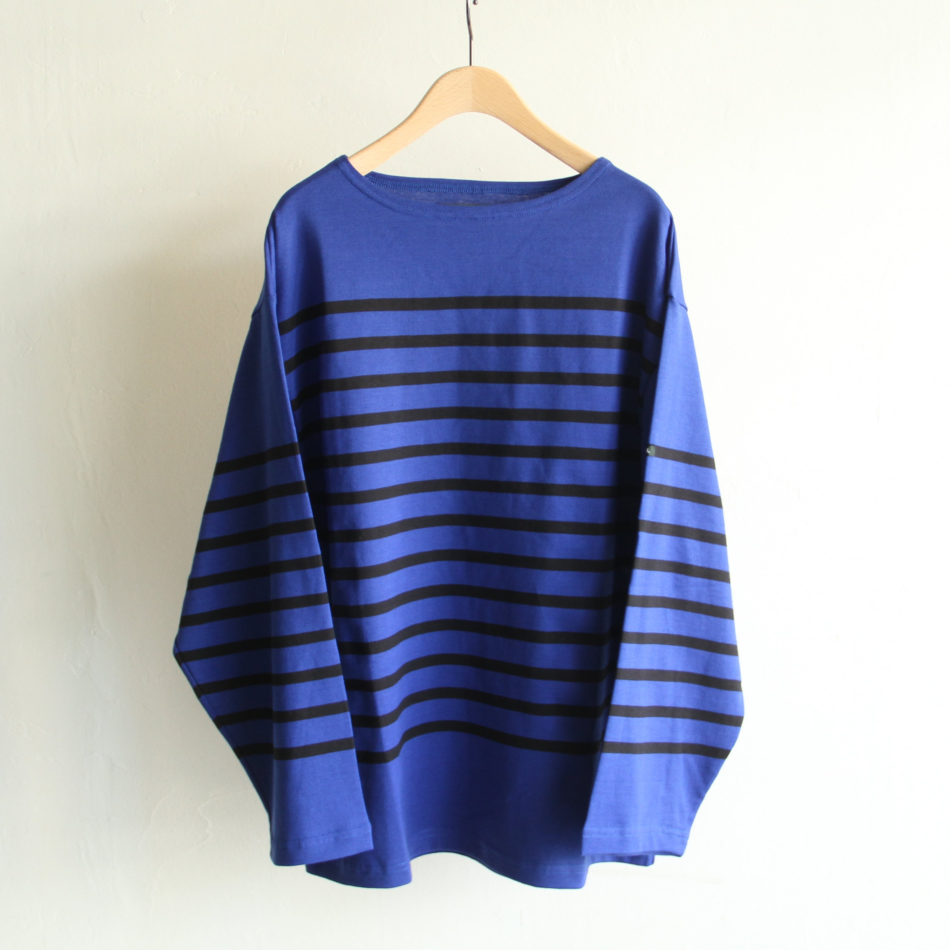 OUTIL TRICOT HABAS ボーダー ウールアクリル フランス製 サイズ0 長袖Ｔシャツ カットソー ロンＴ ホワイト ブラック レディース ウティ【中古】6-0224T♪ OUTIL TRICOT HABAS / BORDER