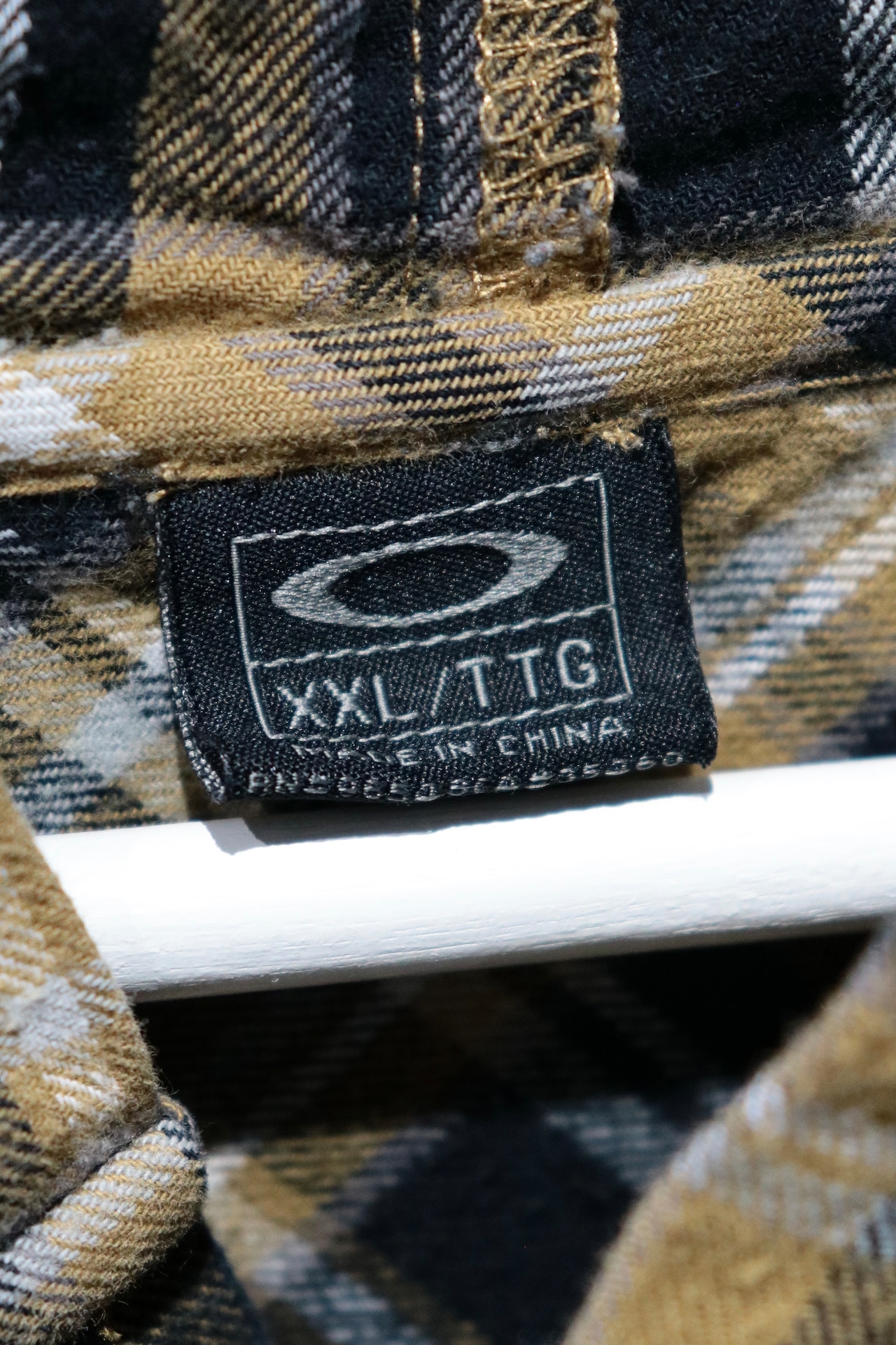 Oakley hooded check flannel shirt