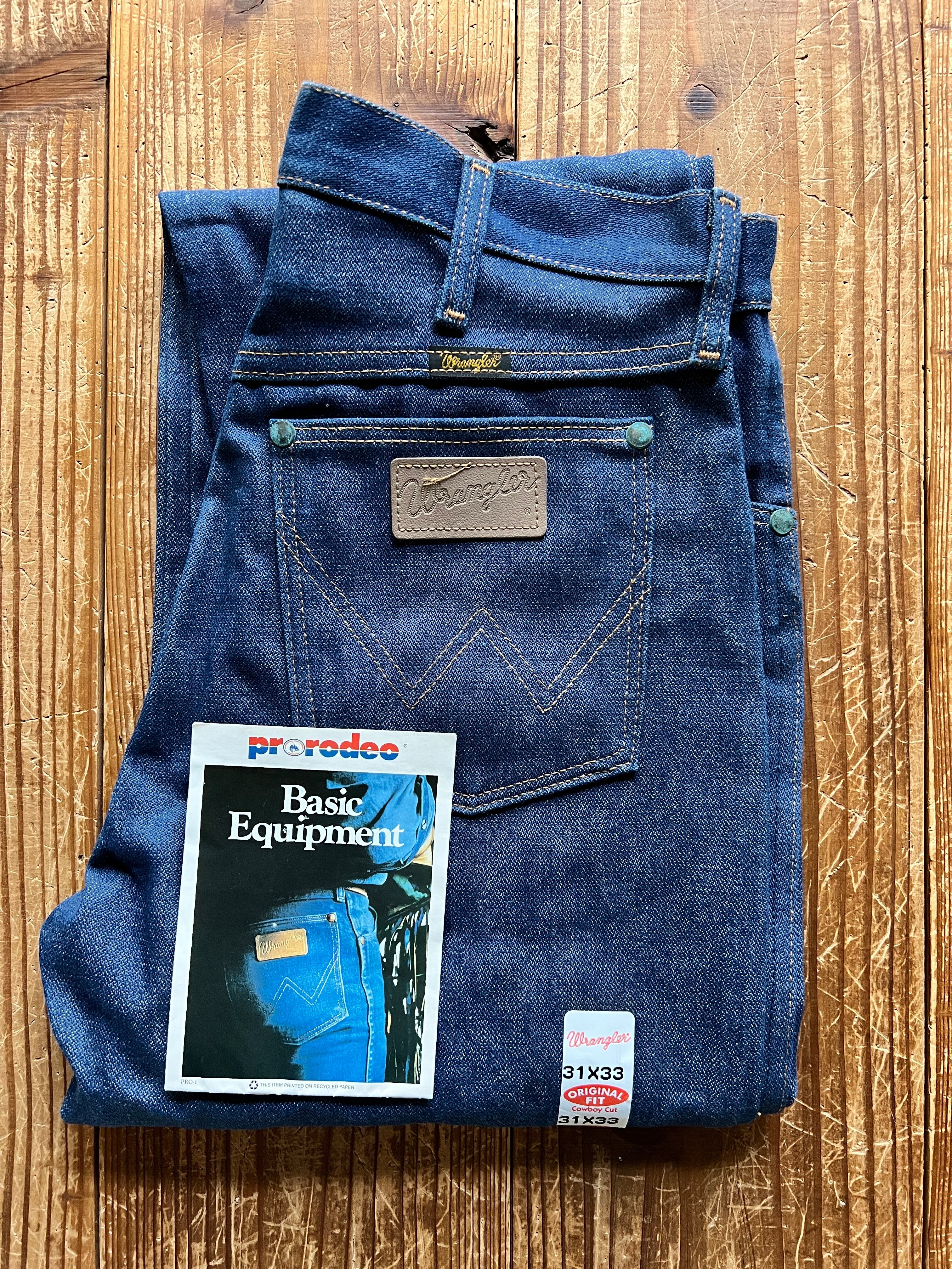 80's〜 Wrangler 13MWZ デニムパンツ DEADSTOCK 表記(31×33) USA製