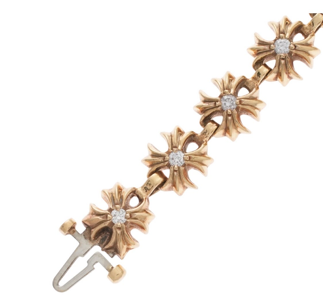 CHROME HEARTS クロムハーツ 22K タイニープラス PAVE DIA TINY PLUS