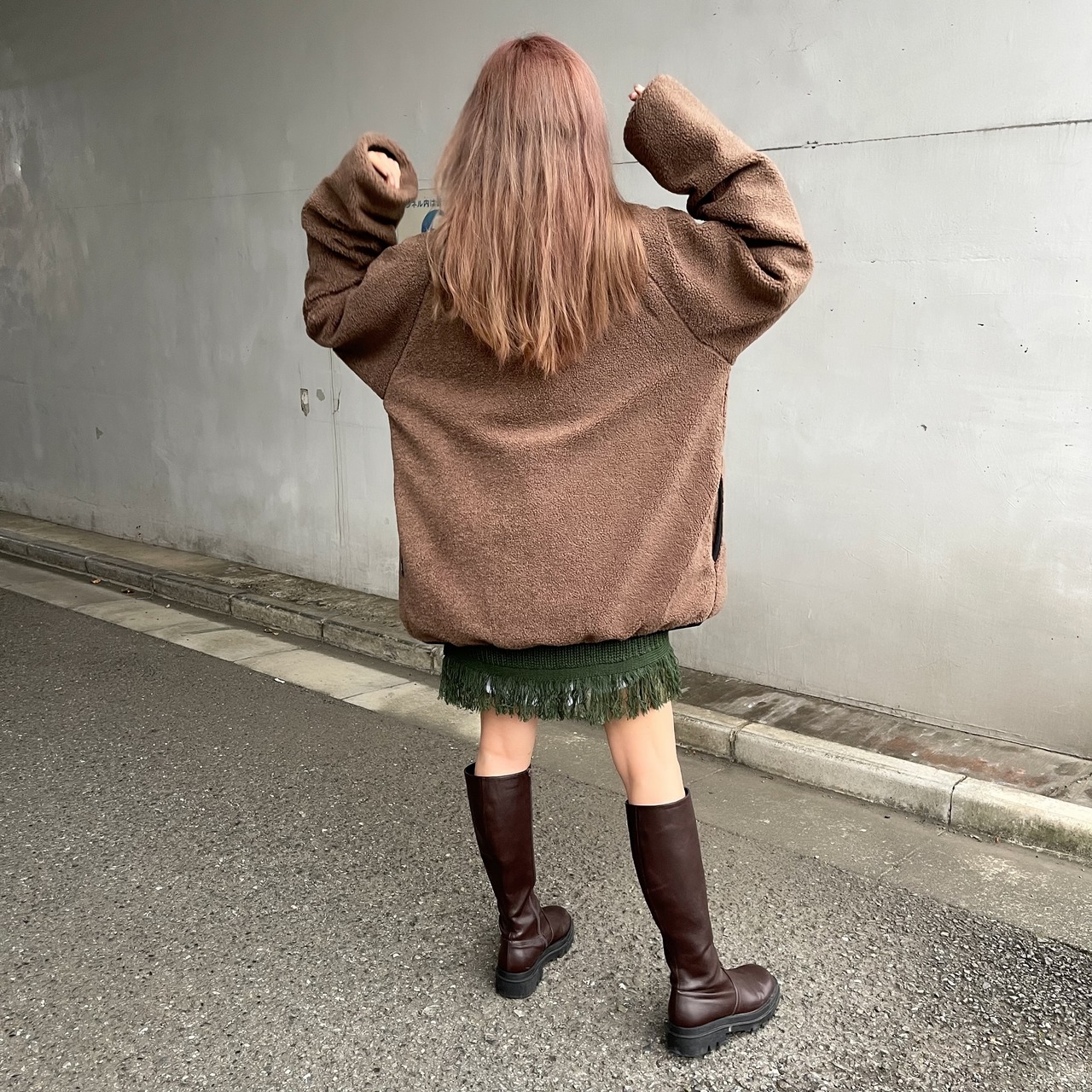 2way多機能ソフトリバーシブルボアouter／off-white