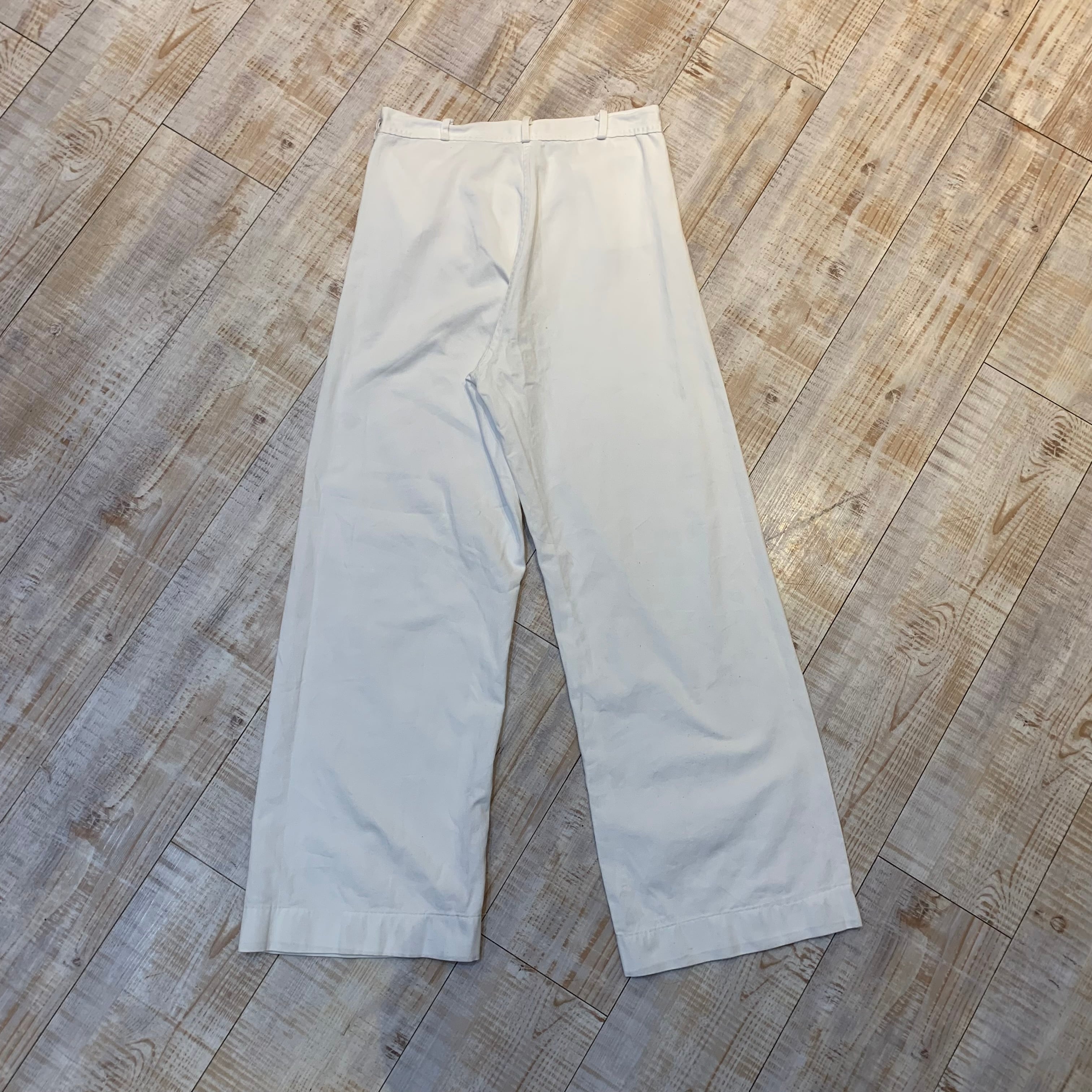 US NAVY 40s cotton sailor pants w30