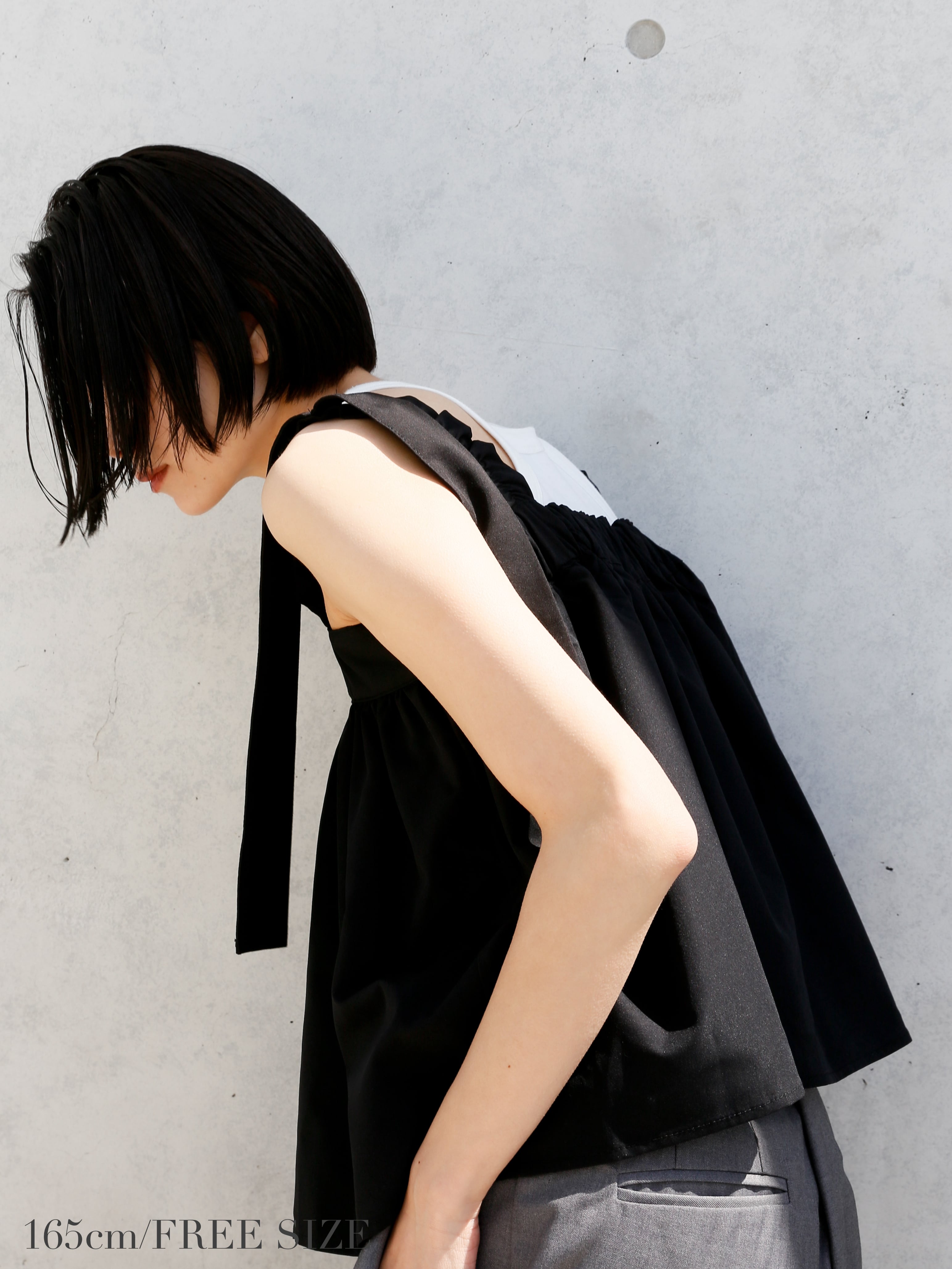 bicolor ruffle tops | Katrin TOKYO