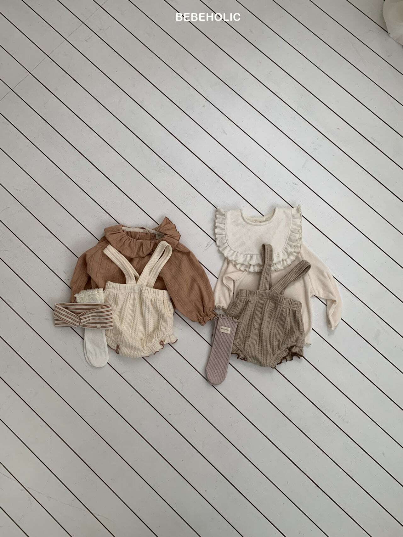 【予約】BEBE HOLIC Easy Waffle Melon Bloomer