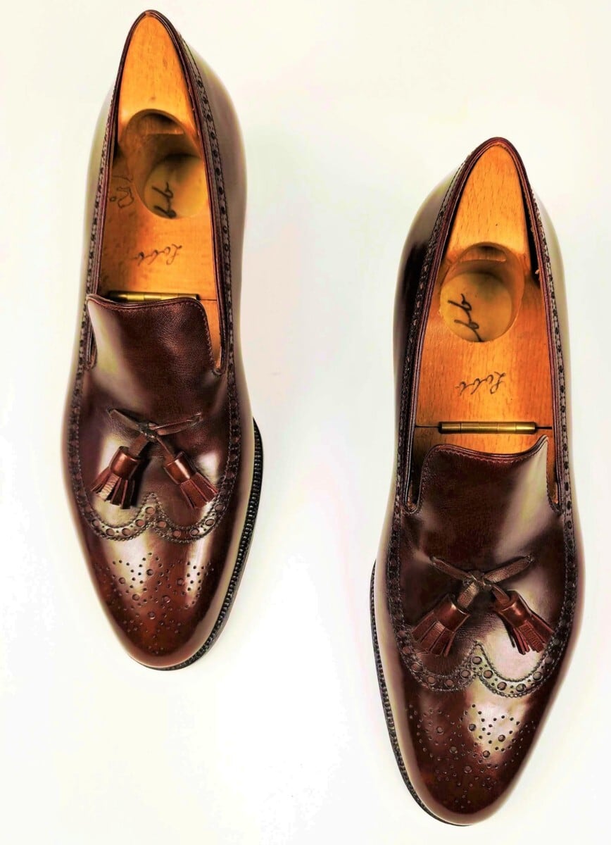 ジョンロブ John Lobb ビスポーク タッセルローファー 黒 美品