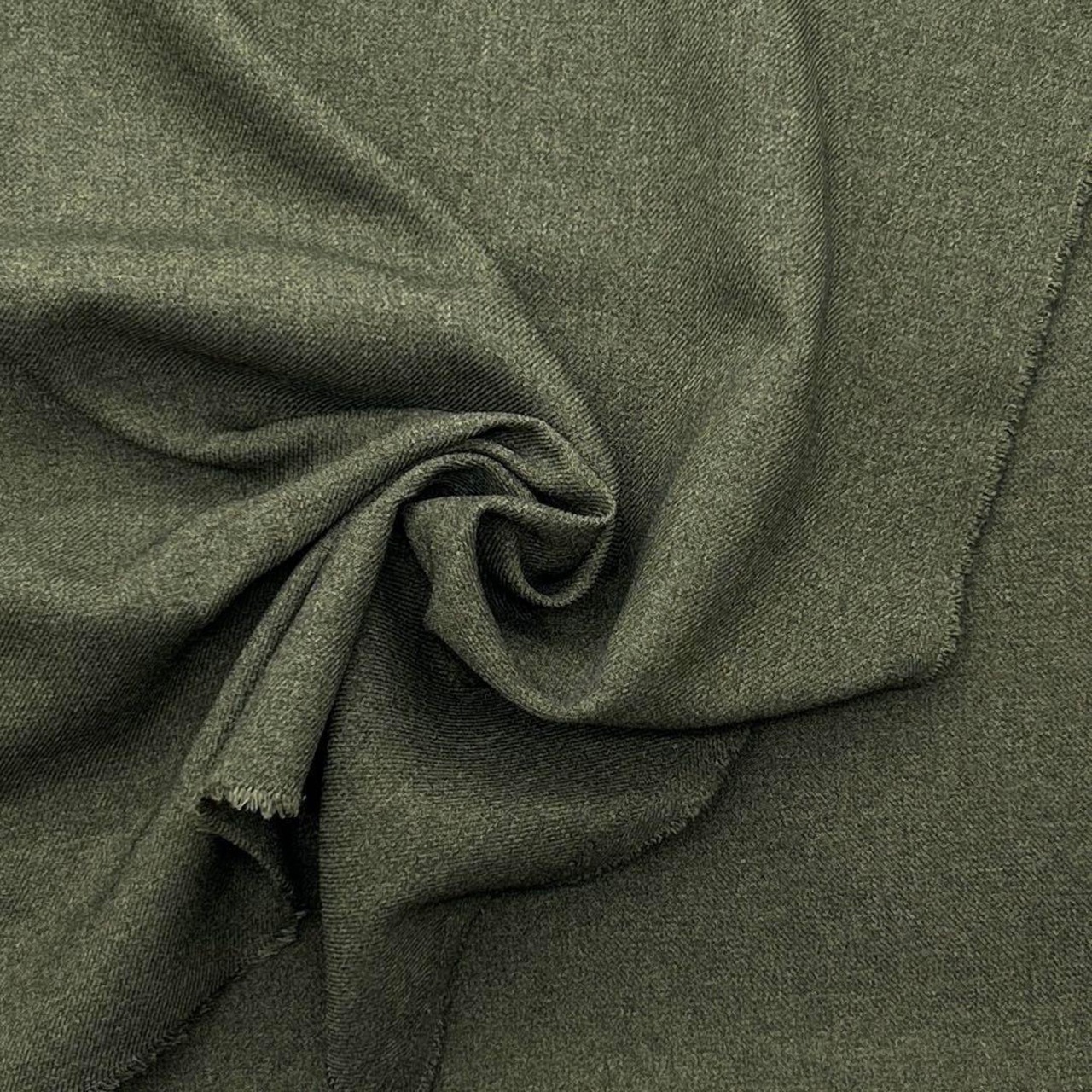 ★NY268◆3.1m◆ポリエステル100%先染め弱毛羽達生地◆ディープグリーン