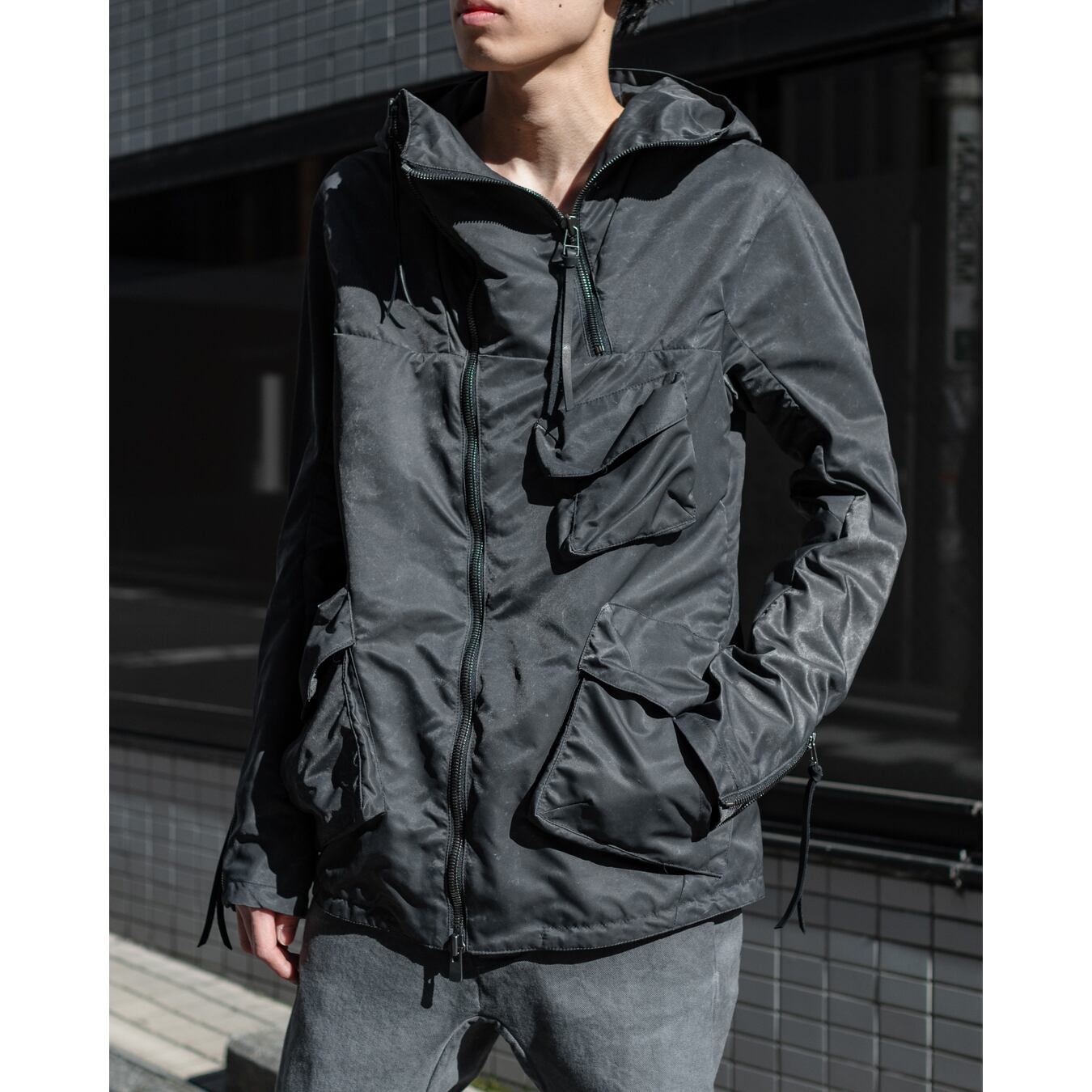 D.HYGEN] (ディーハイゲン) ST104-0125S Pigment Coated Nylon Hooded