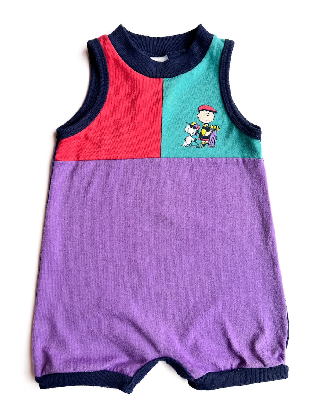 【80cm】VINTAGE 90'S スヌーピー ロンパース【10311】※