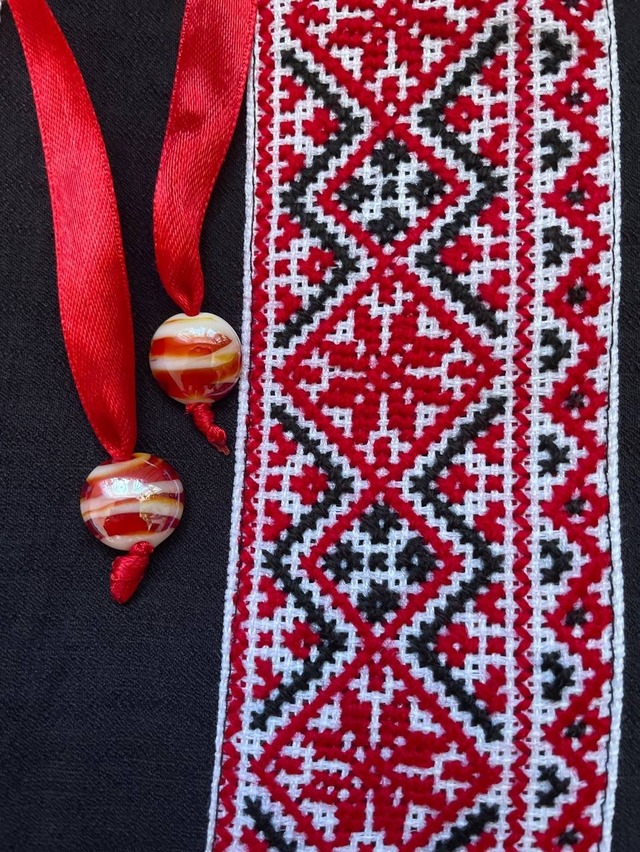 手縫いヴィシヴァンカ（赤）レディース・フリーサイズ