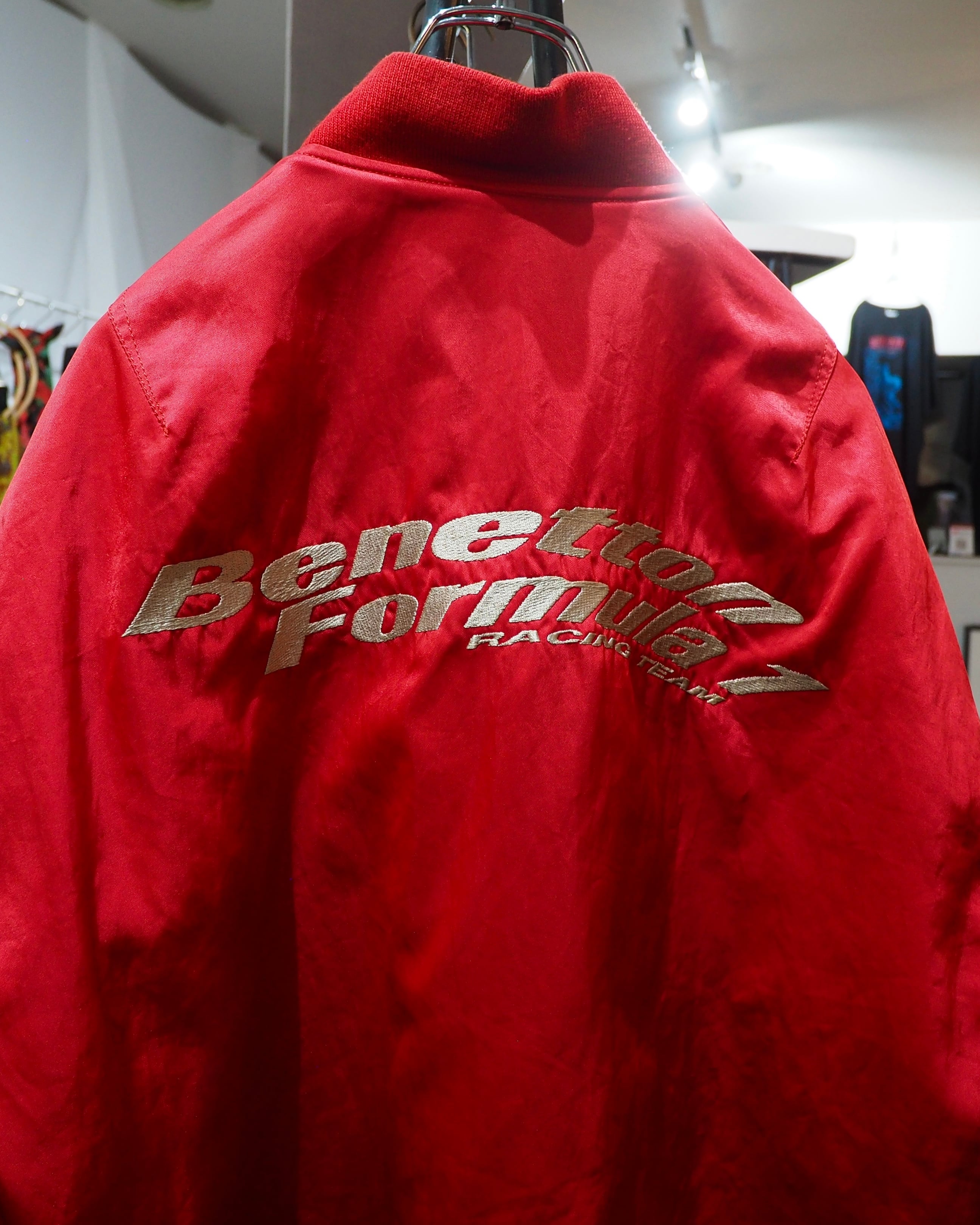 1990s ” UNITED COLORS OF BENETTON ” 2way Reversible Vintage Loose MA_1 Flight Jacket