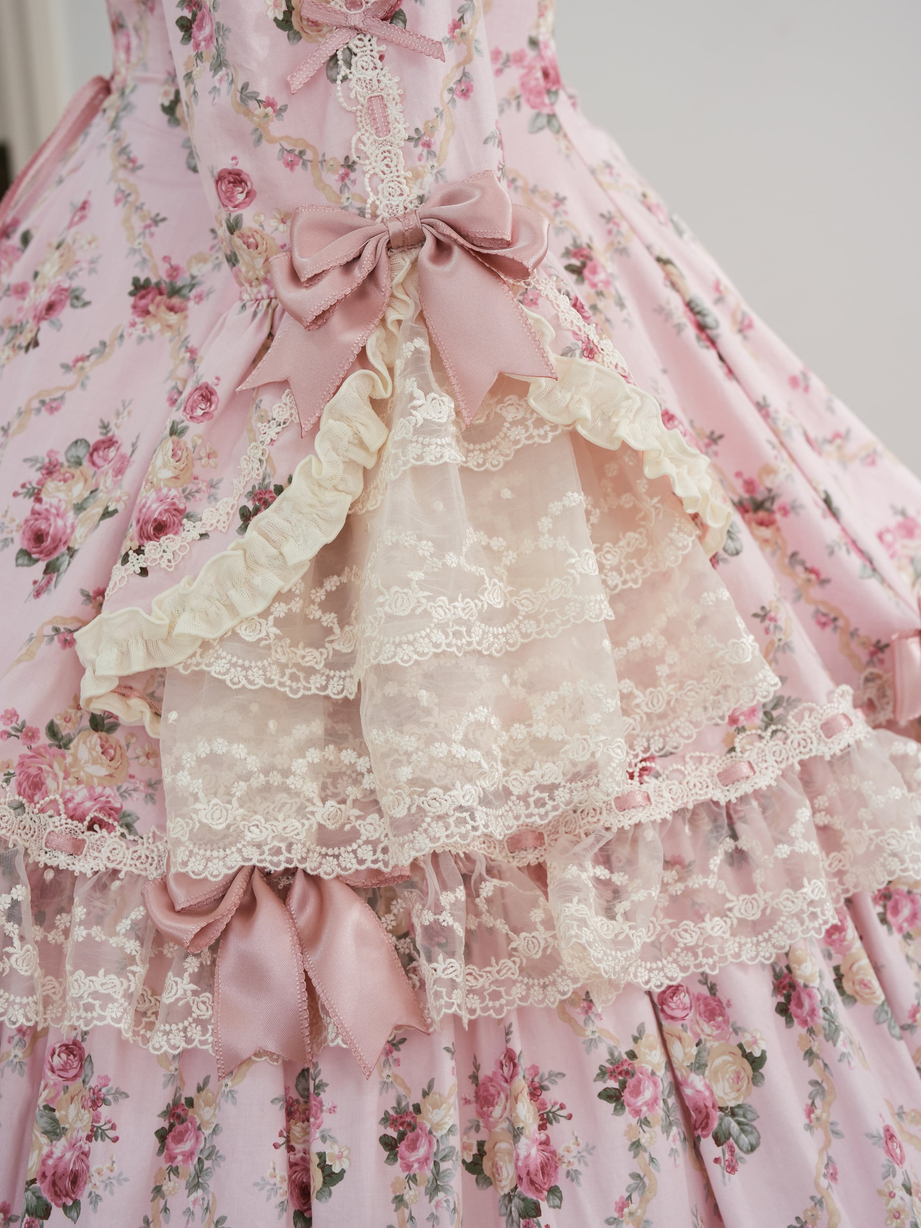 Fashion Show】フローレンス・ブーケ ラウンドヨークワンピース