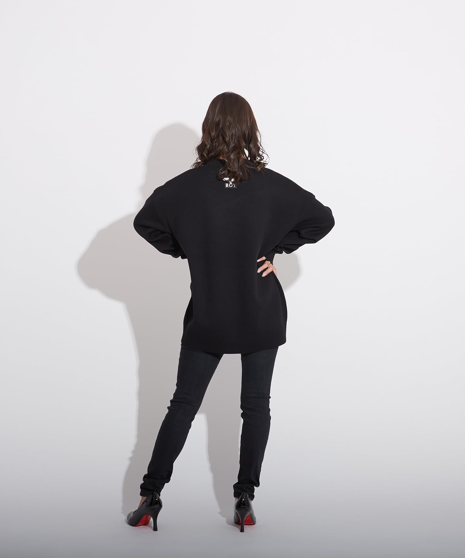 BOY LONDON 【 LOGO KNIT PULLOVER BLACK 】 | ReP ON THE NET BOY LONDON 【 LOGO KNIT PULLOVER BLACK 】 | ReP ON THE NET