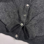 アンゴラ混 SLOBE IENA スローブイエナ ニット カーディガン F/ダークグレー レディース