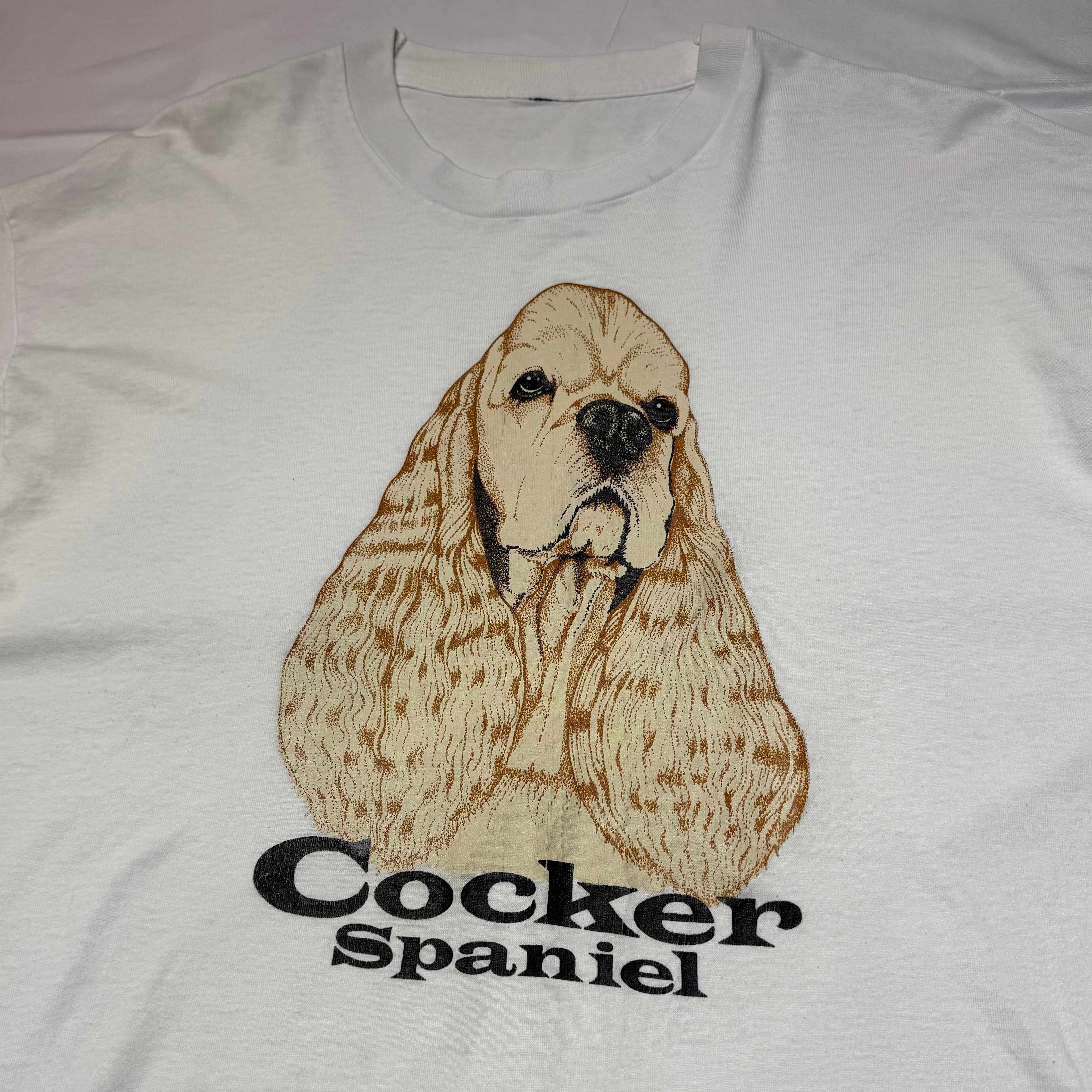 90s VINTAGE BORDER COLLIE プリント 半袖 T-sh Tシャツ サイズ メンズ
