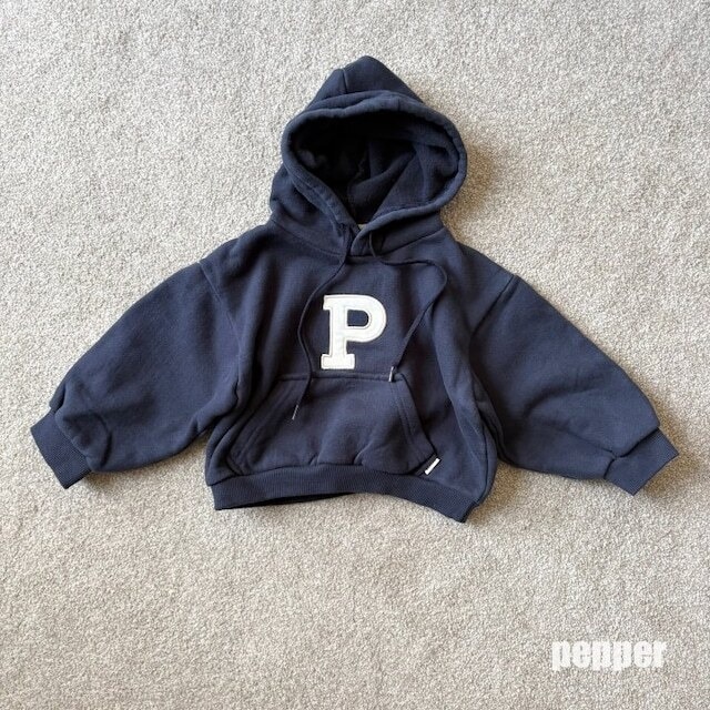 予約⌇pepper / P embroidered hood