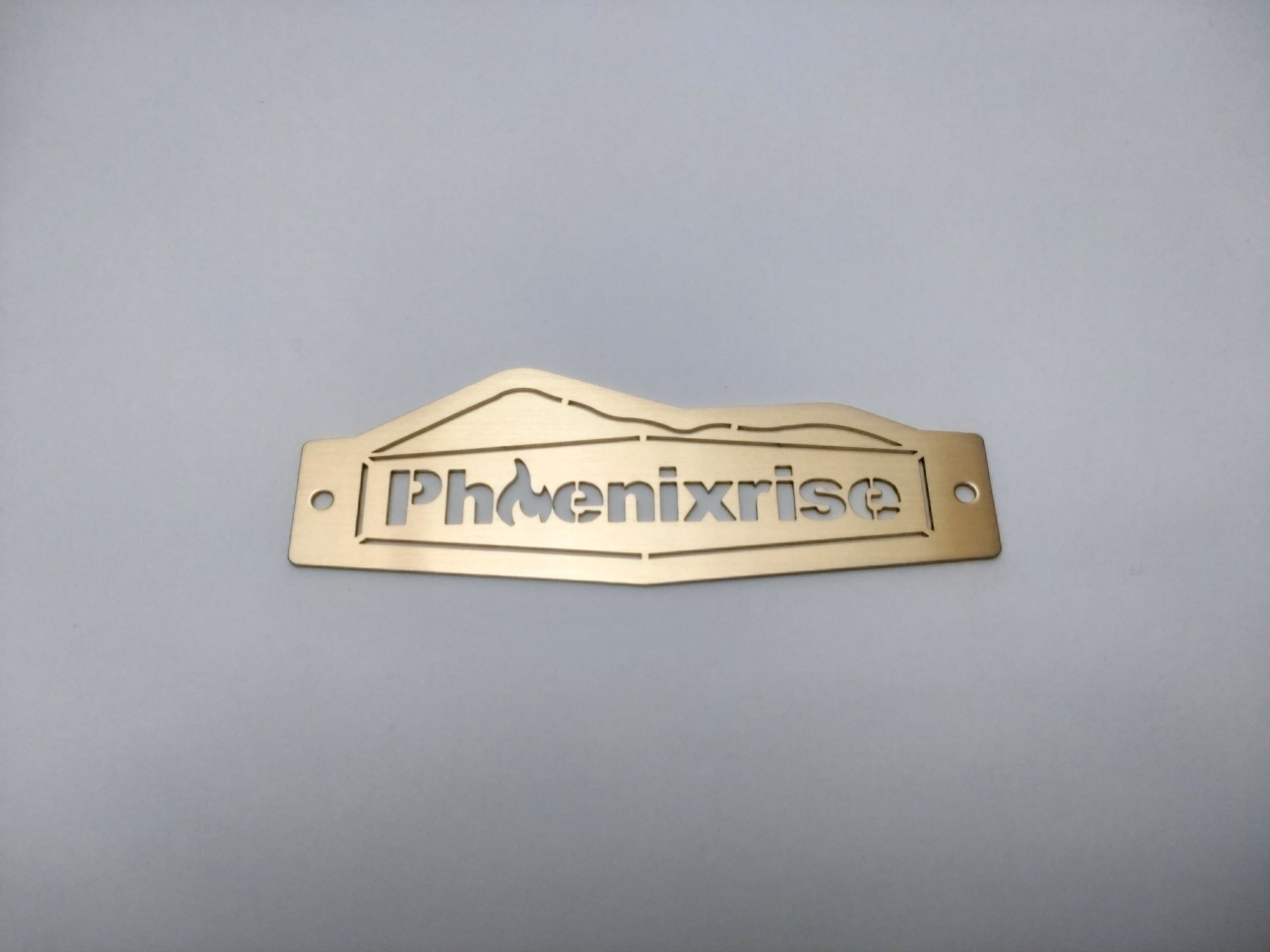 LOGO01Br]ロゴプレート真鍮 | Phoenixrise