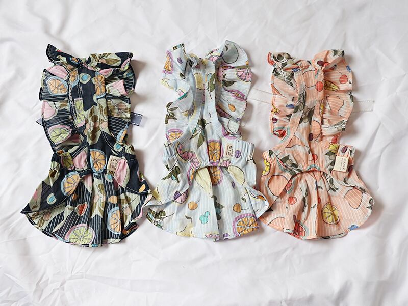 【SALE】トロピカルワンピース XS ~ XL 3color / 犬服 犬の服 犬 ドッグウェア 小型犬 中型犬 ペット洋服 b3