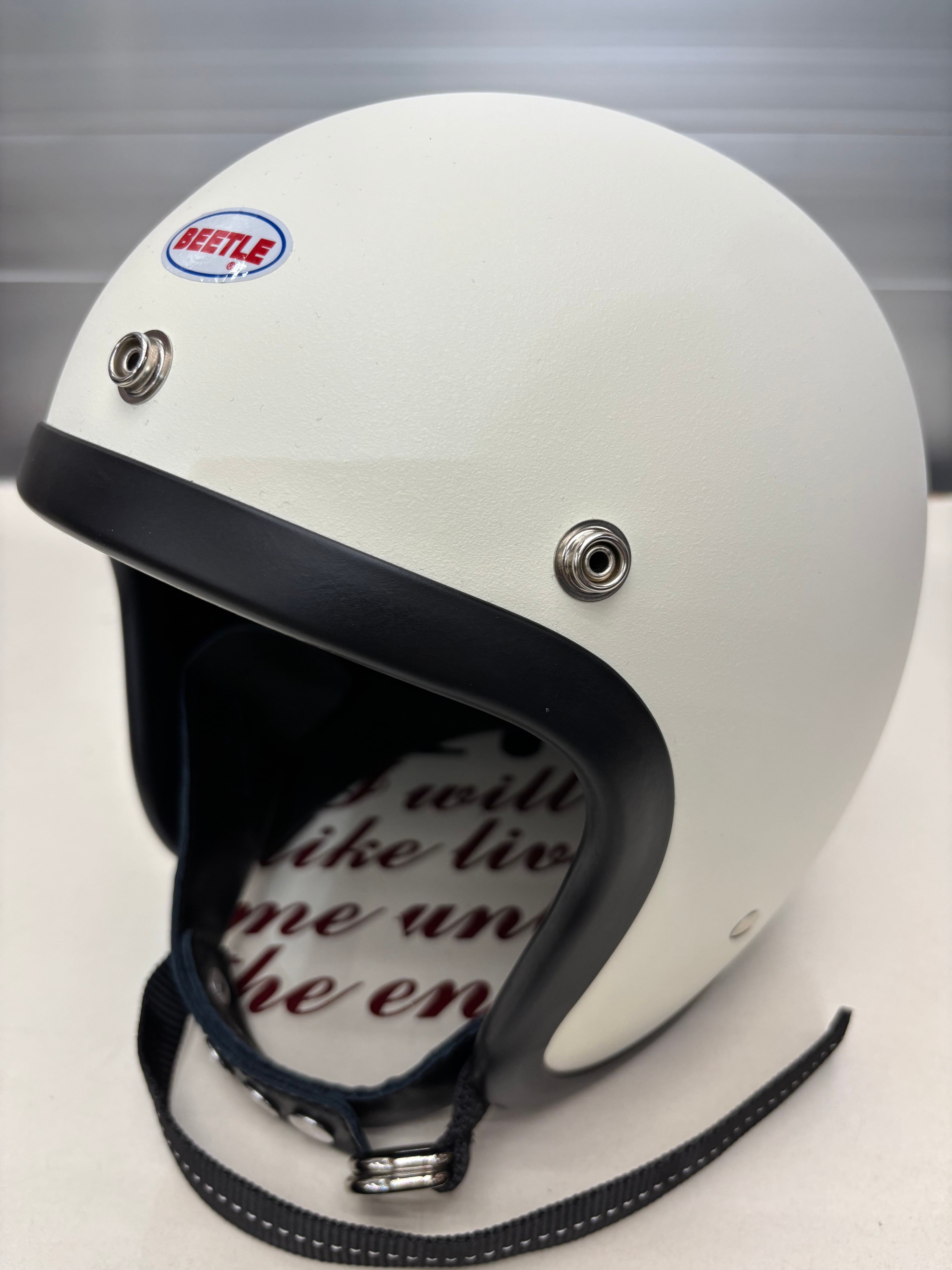 オーシャンビートル LAC マット アイボリー Wストラップ黒！各サイズ