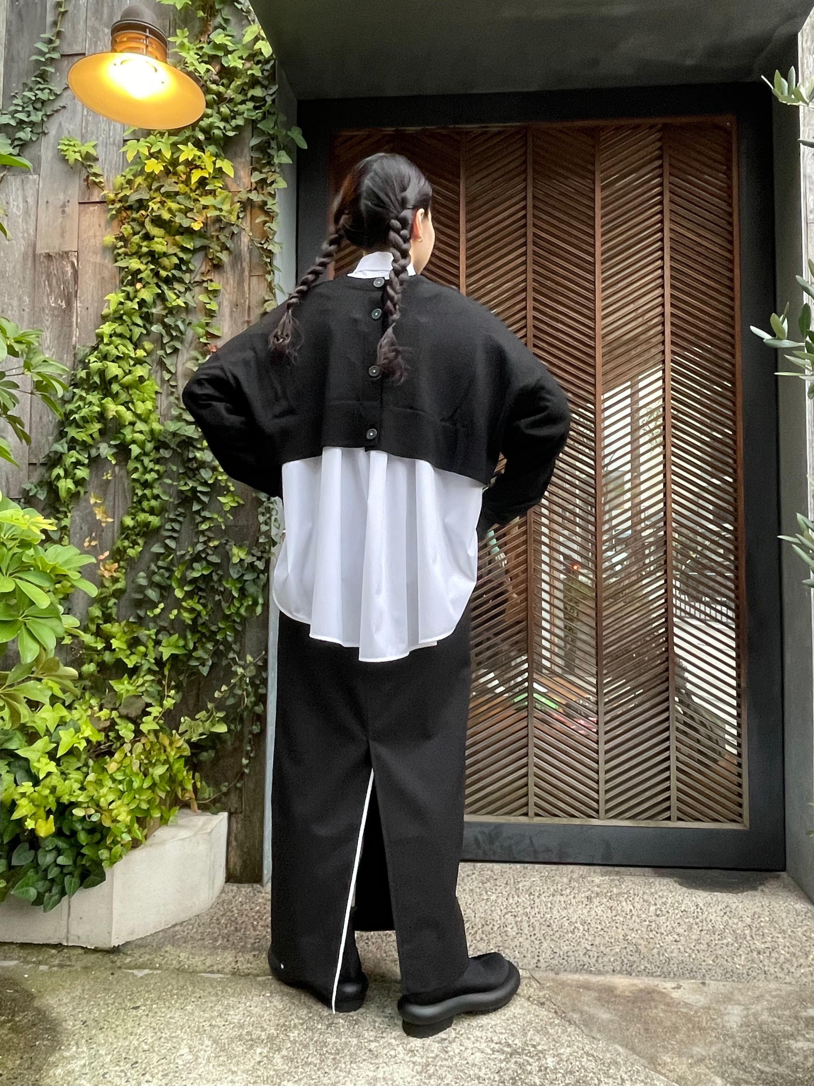 ENFOLD エンフォルド / BOX CROPPED PARTS / クロップドカーディガン  