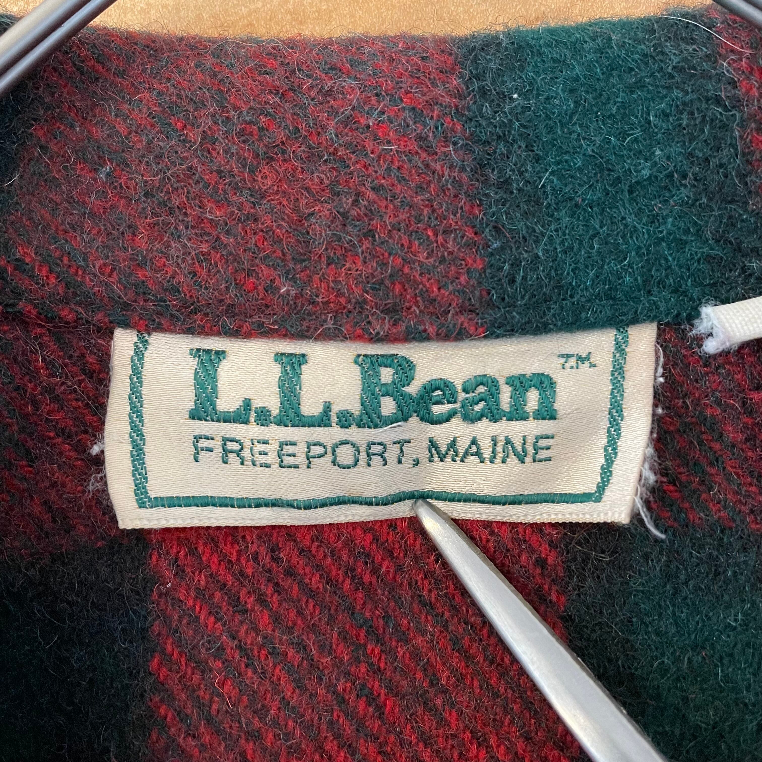 L.L.Bean】70s 80s USA製 ウールジャケット ヴィンテージ チェック柄 ...