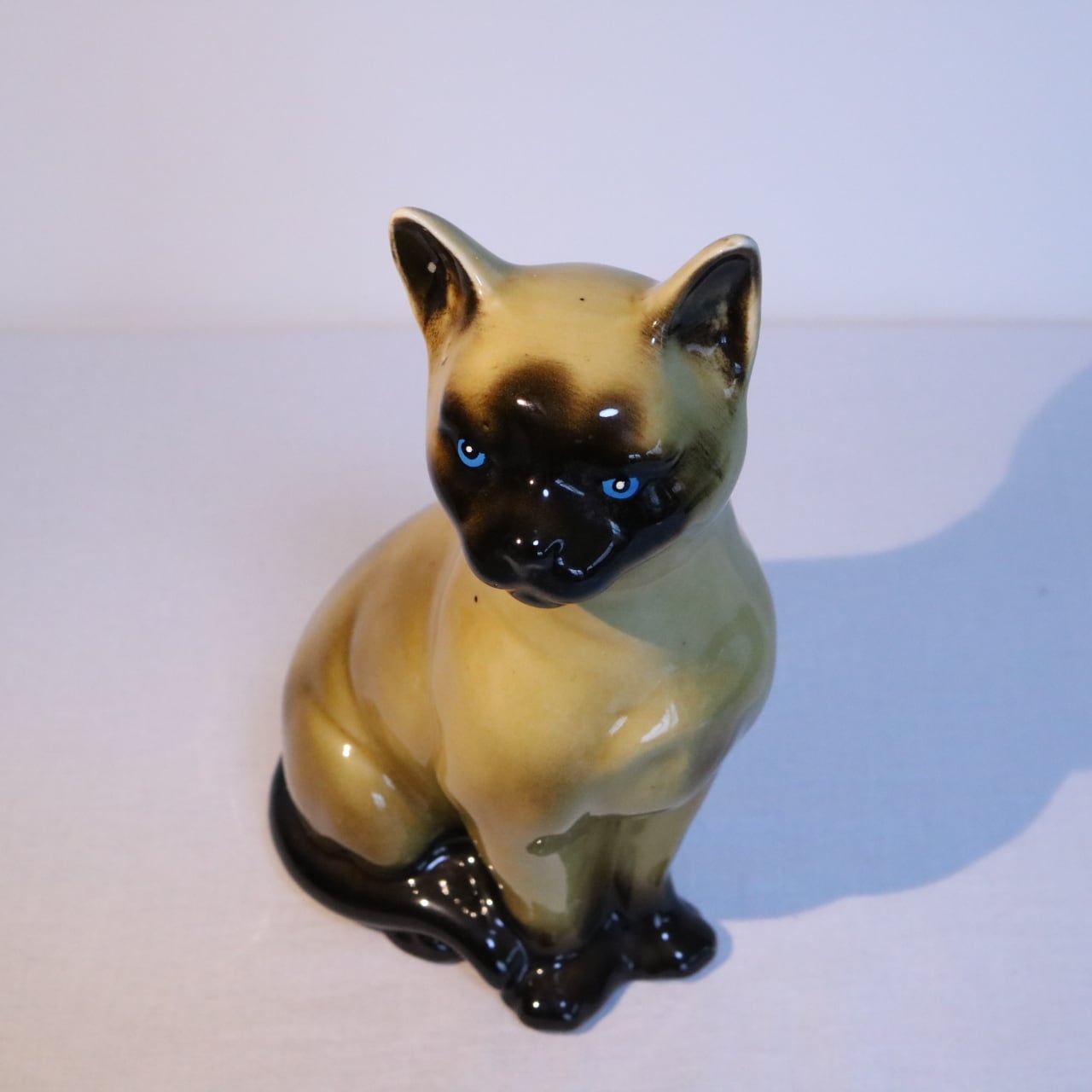 M【ZA2206-N65】シャム猫の陶器置物 ドイツヴィンテージ | Omas Garten ...