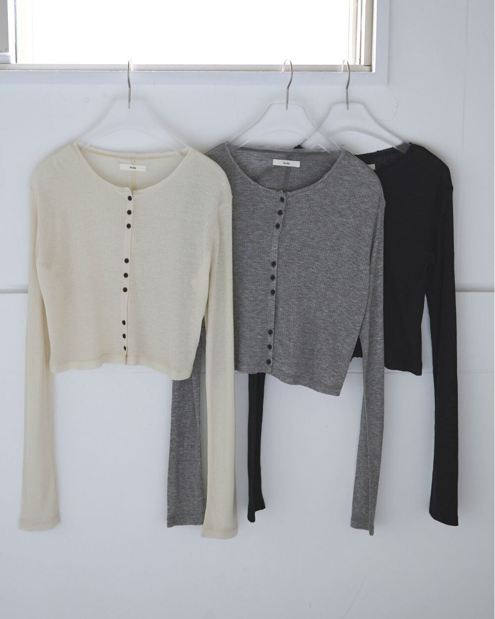 anuke 】Sheer Rib Cardigan | valance 福井｜レディース セレクト