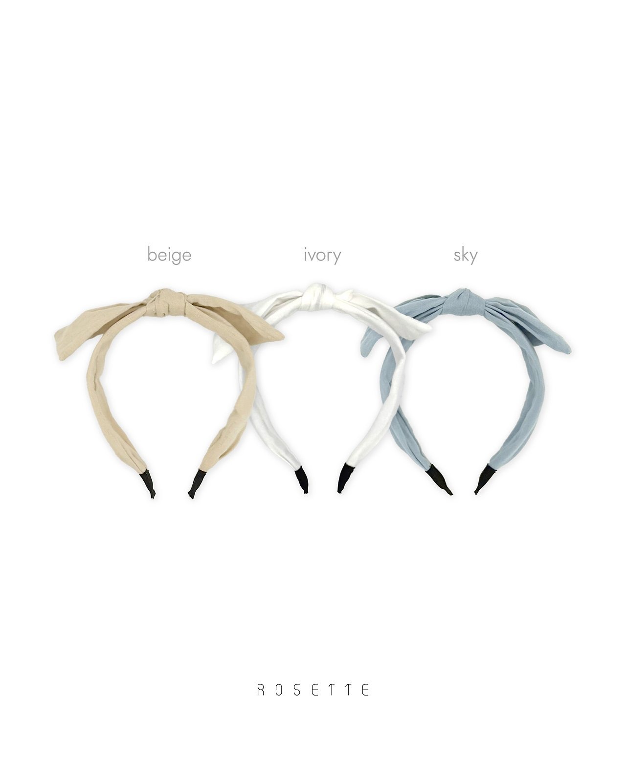 [ROSETTE] Shuribon Hair Band / [호제트] 슈리본헤어밴드