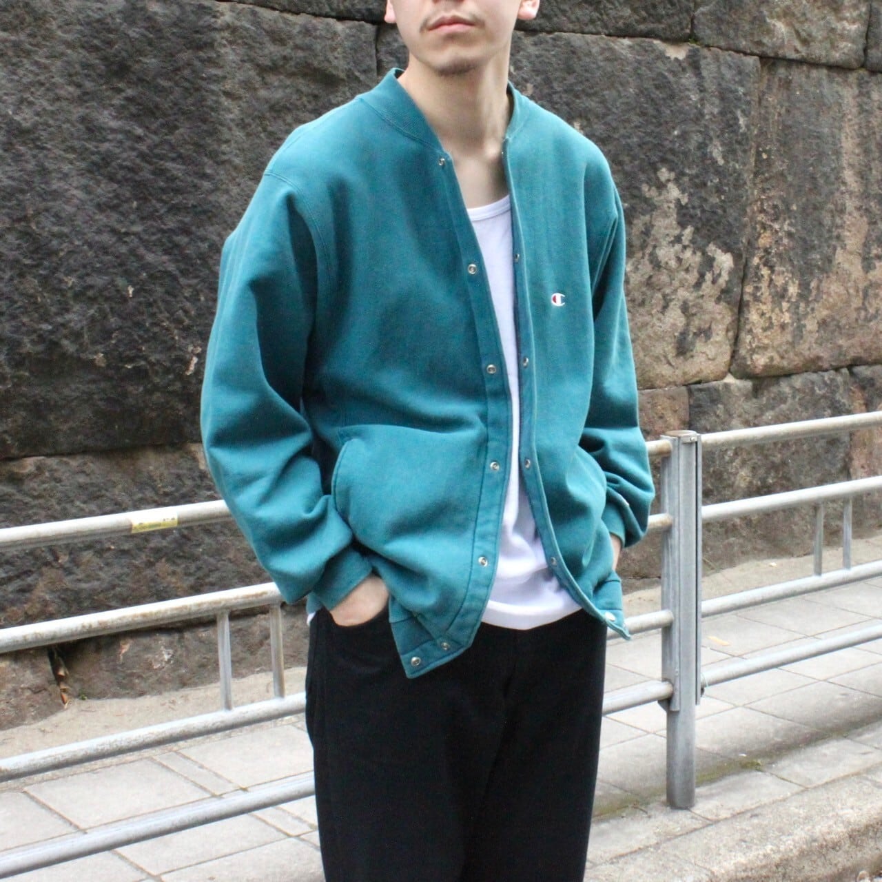 90s Champion Reverse Wave Snap Cardigan USA製 | VOLAR