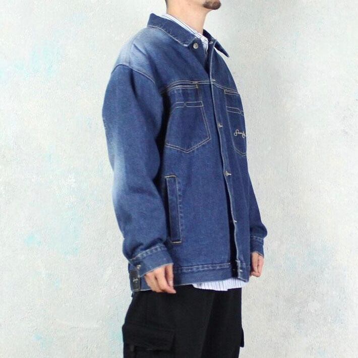 SEAN JOHN オーバーサイズ ブリーチ加工 デニムジャケット【FF-3435】 | cv