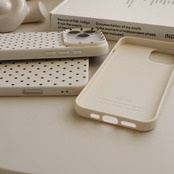 ［ phone case ］monotone dot