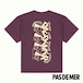 【PAS DE MER/パドゥメ】STONED ISLAND TEE Tシャツ / WINE / AW26-14495