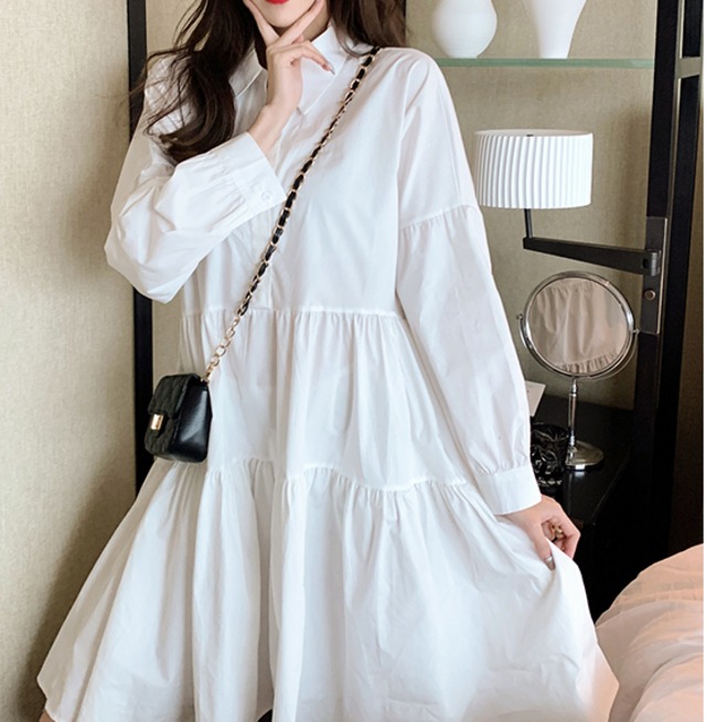 ワンピース 春ワンピース 長袖 ミドル丈 ポロカラー シャツワンピース ハイウエスト 無地 春 代 30代 大人カジュアル ショッピング デート H033 La Vie En Rose ワンピース 春ワンピース 長袖 ミドル丈 ポロカラー シャツワンピース ハイウエスト 無地 春 代 30代 大人カジュアル ショッピング デート H033 La Vie En Rose