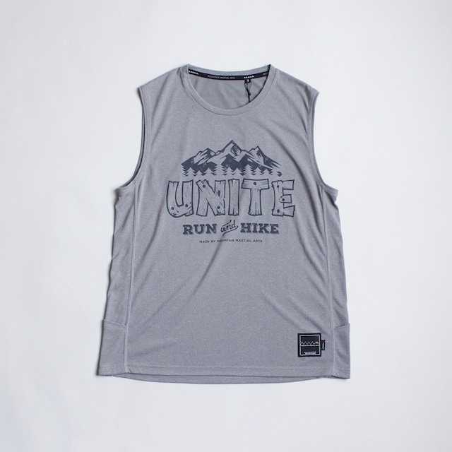 MMA（マウンテンマーシャルアーツ）MMA POLARTEC® GOTOUCHI Sleeve-less 〈 unite 〉  -Gray　メンズレディースノースリーブ