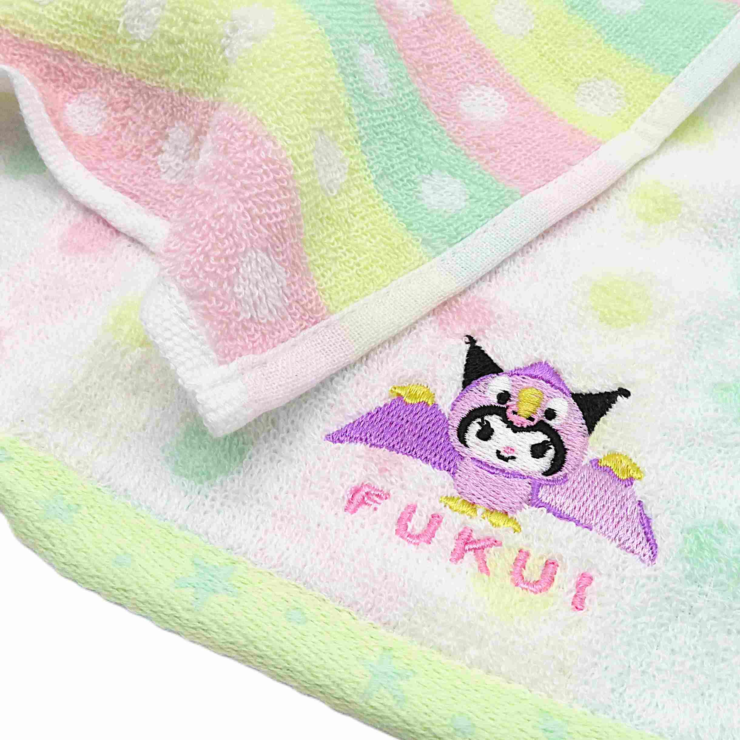 福井限定 サンリオ クロミ ハンドタオル ハンカチ ジャガードタオル
