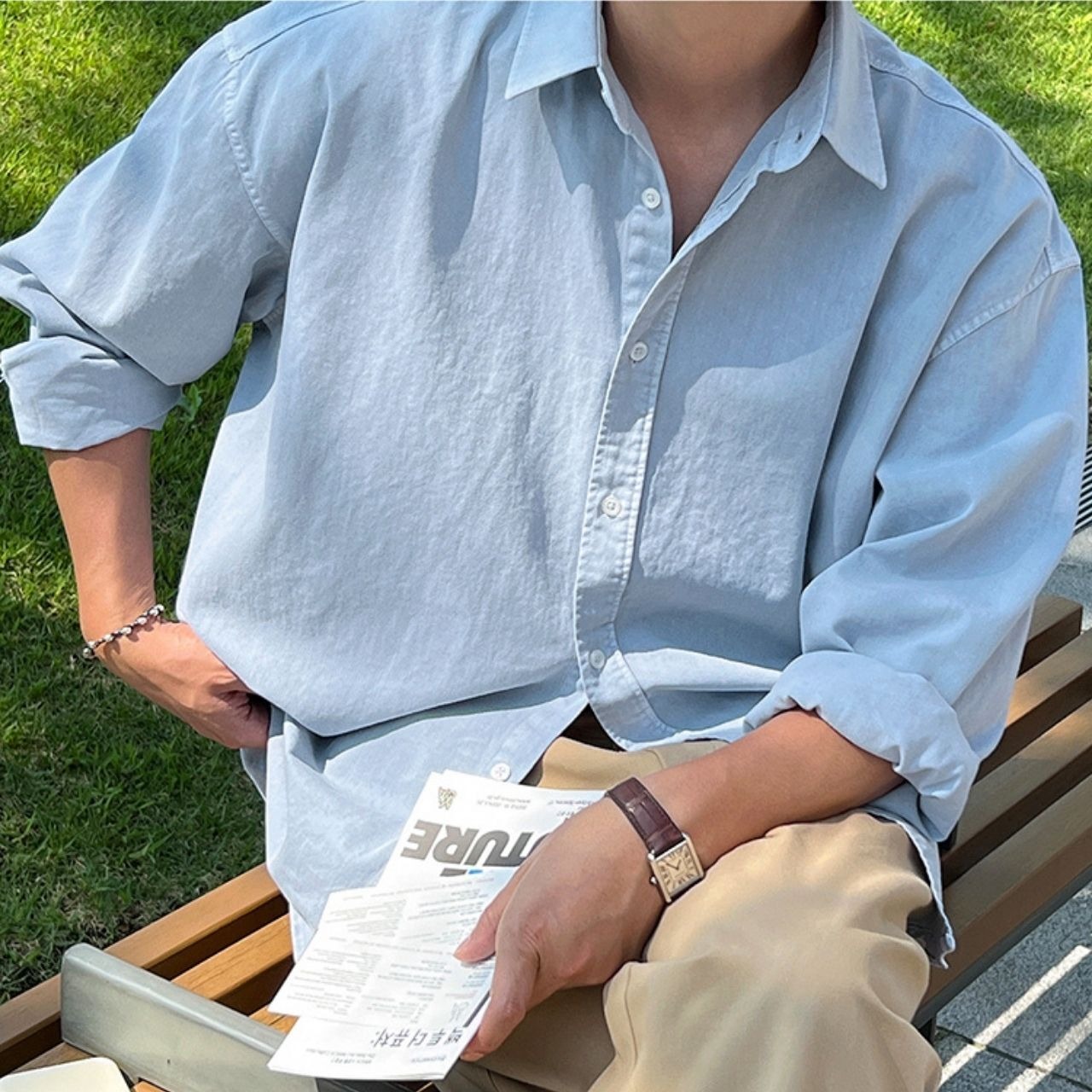 シンプルヴィンテージライクシャツ　MT0080417