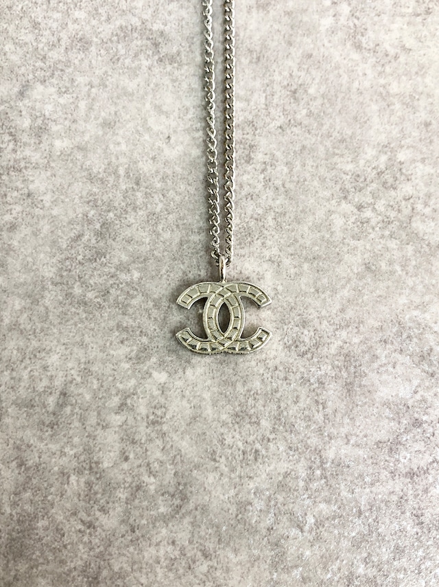 CHANEL シャネル チョコバー ネックレス シルバー ココマーク vintage ヴィンテージ オールド erswfu