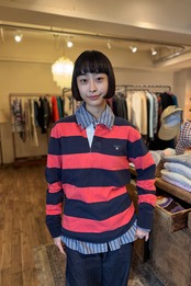 GANT ボーダーラガーシャツ