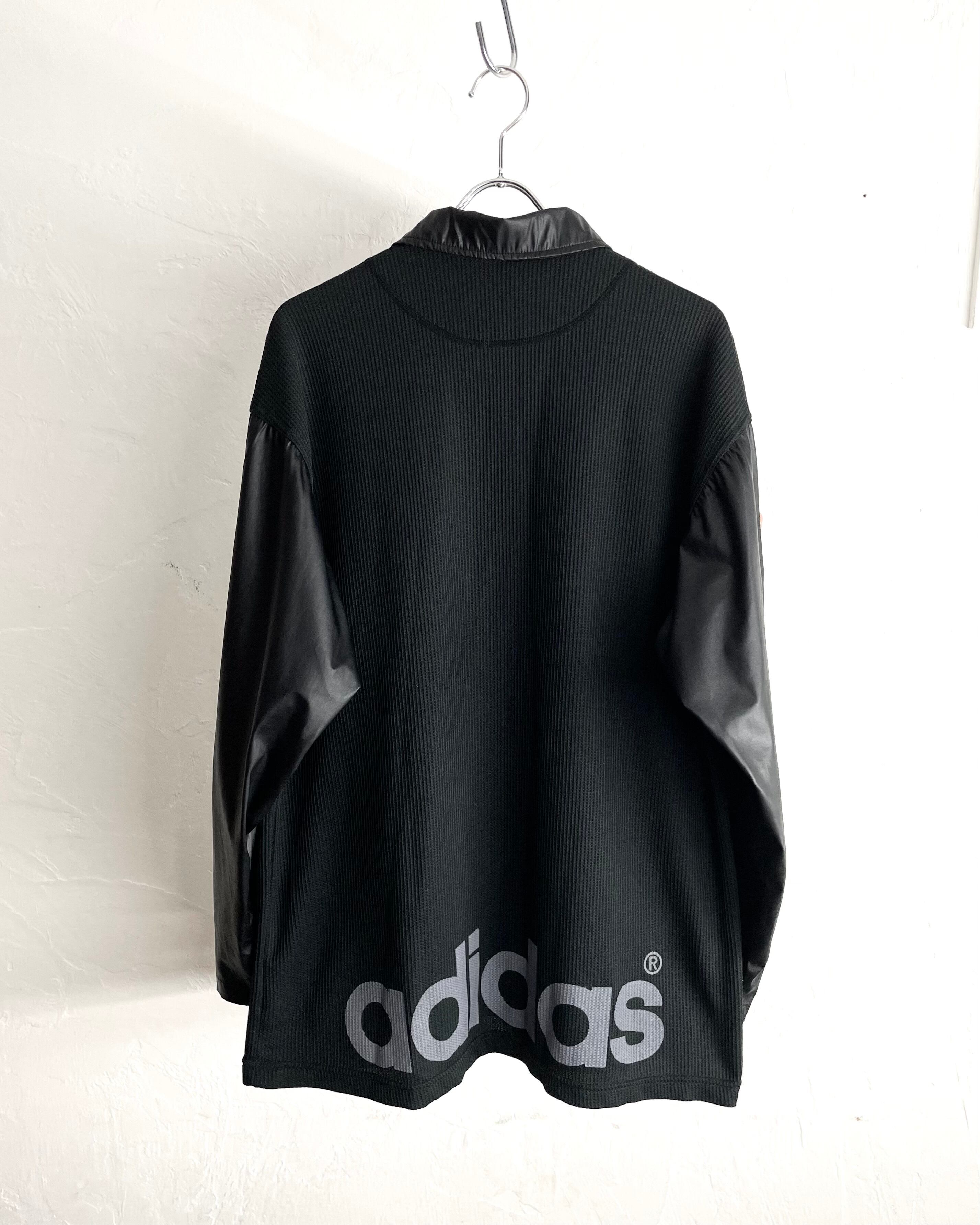 トップス 90s adidas thermal nylon half-zip shirt 90s adidas Thermal×Nylon Half-zip Shirt | VOLAR