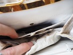 ITALY crocodile party bag