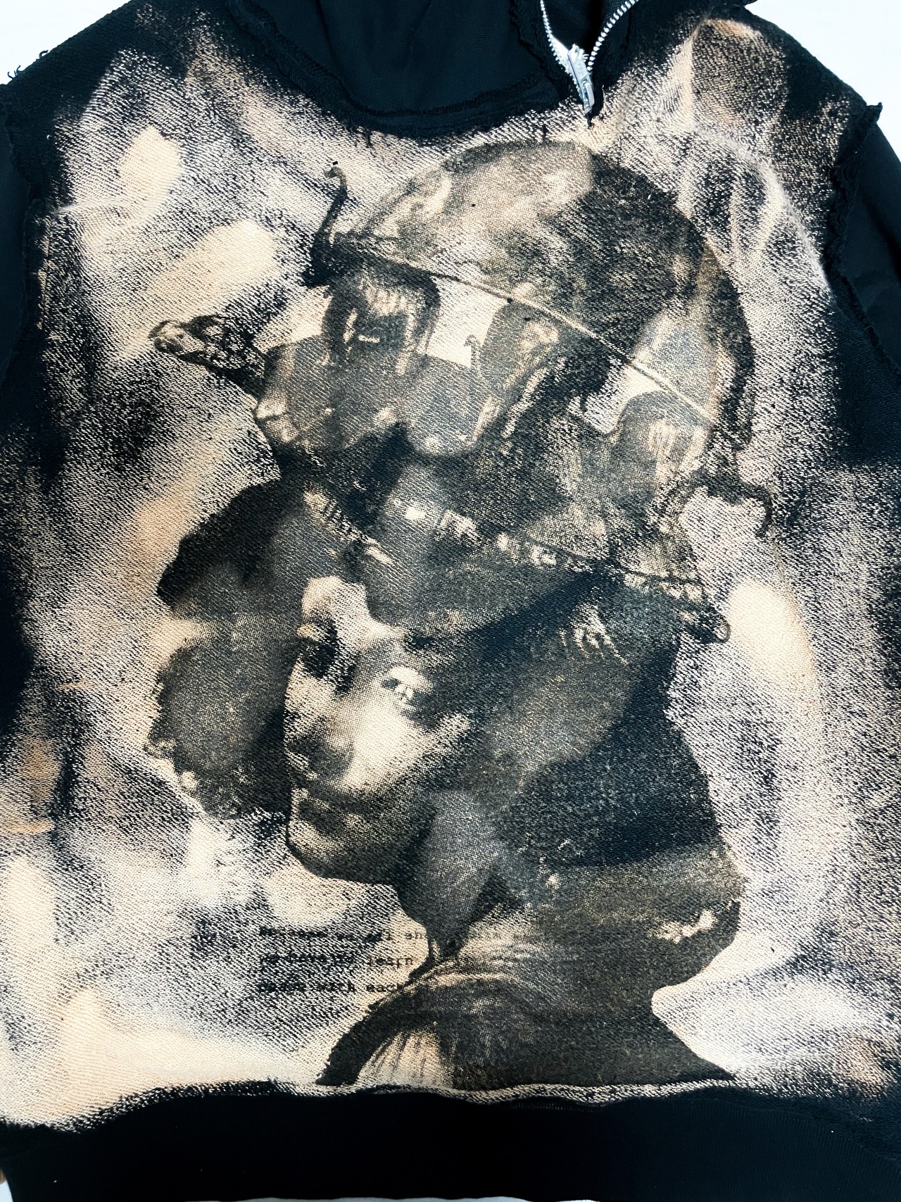 UNFINISHEDビッグシルエットダメージトレーナー2023003