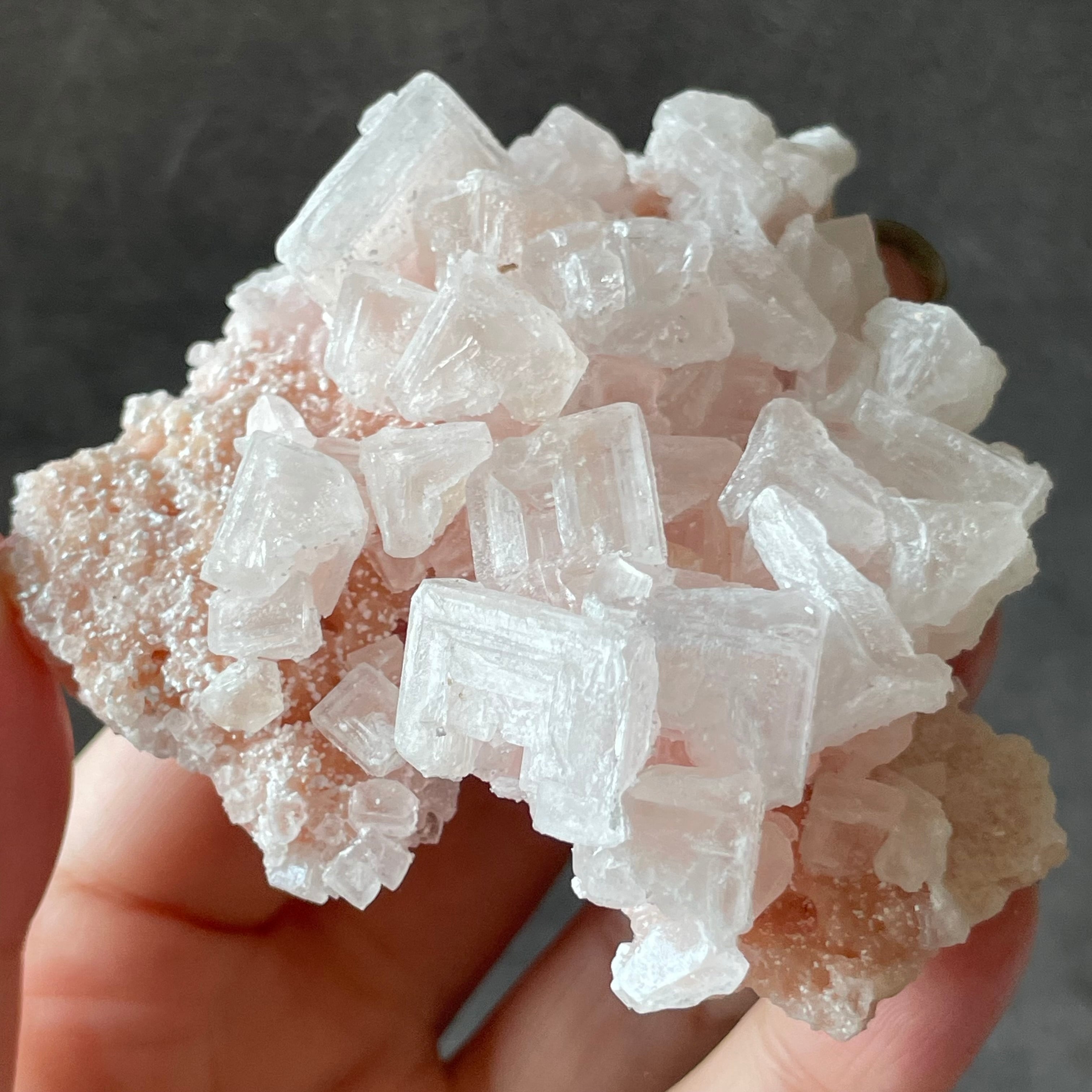 カリフォルニア産|pink Halite ピンクハライト|岩塩 原石|天然石